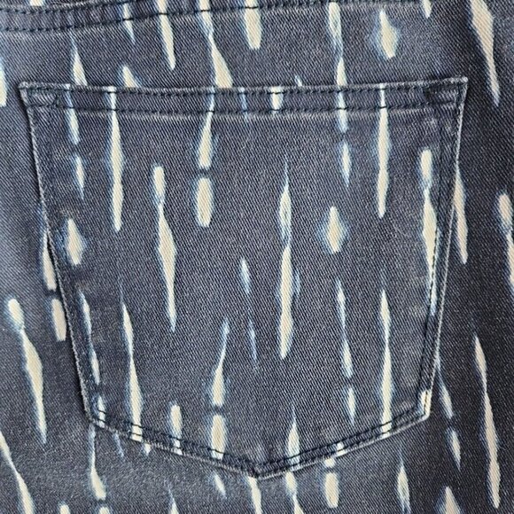 New Directions Jeans Women's 16R Blue Bleach Tie Dyed Skinny Stretch ND314-TDT - Picture 5 of 16